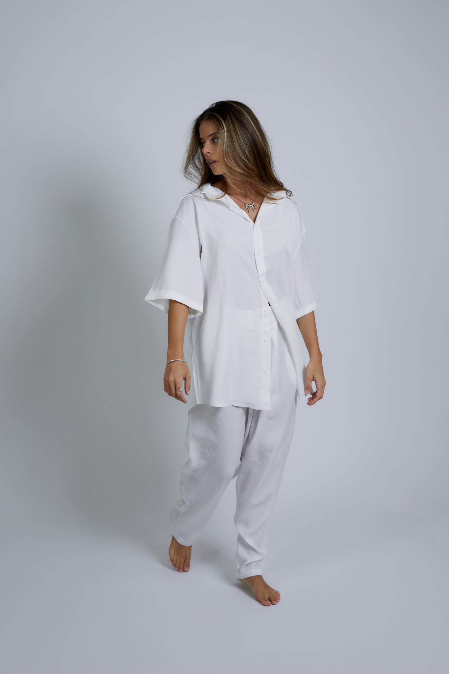 Pleated pants