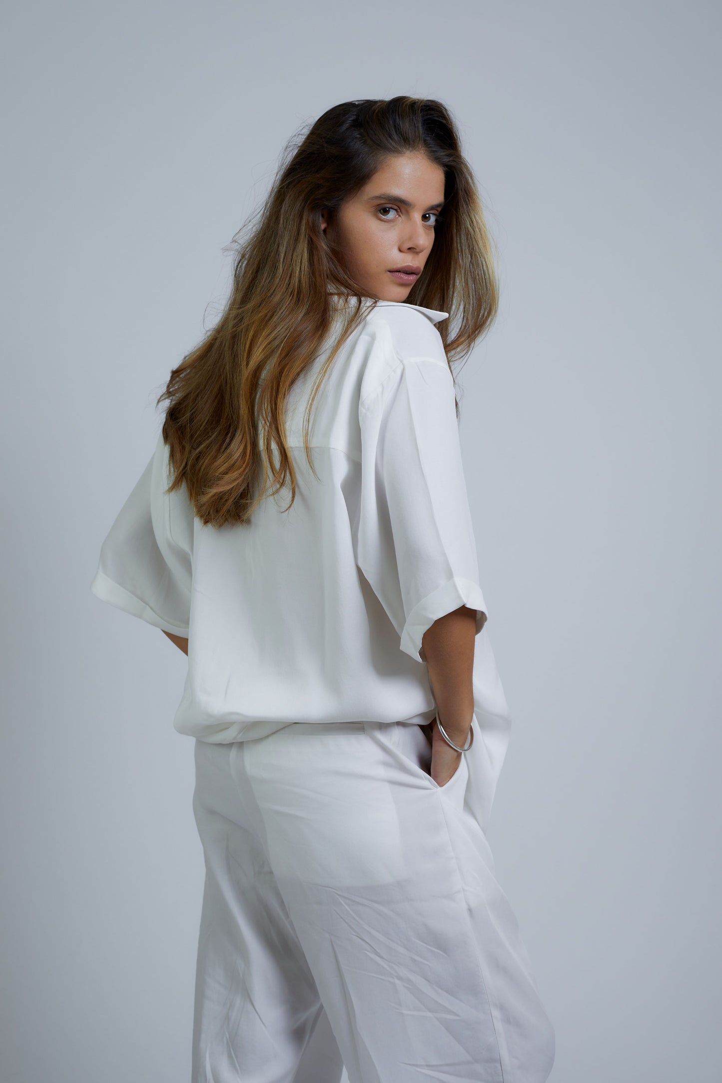 Pleated pants