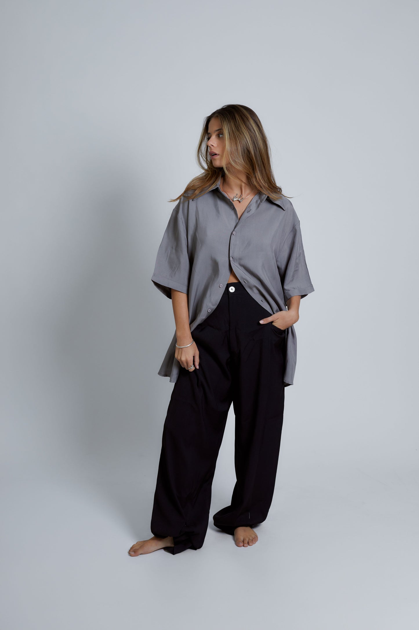 Short sleeve button shirt