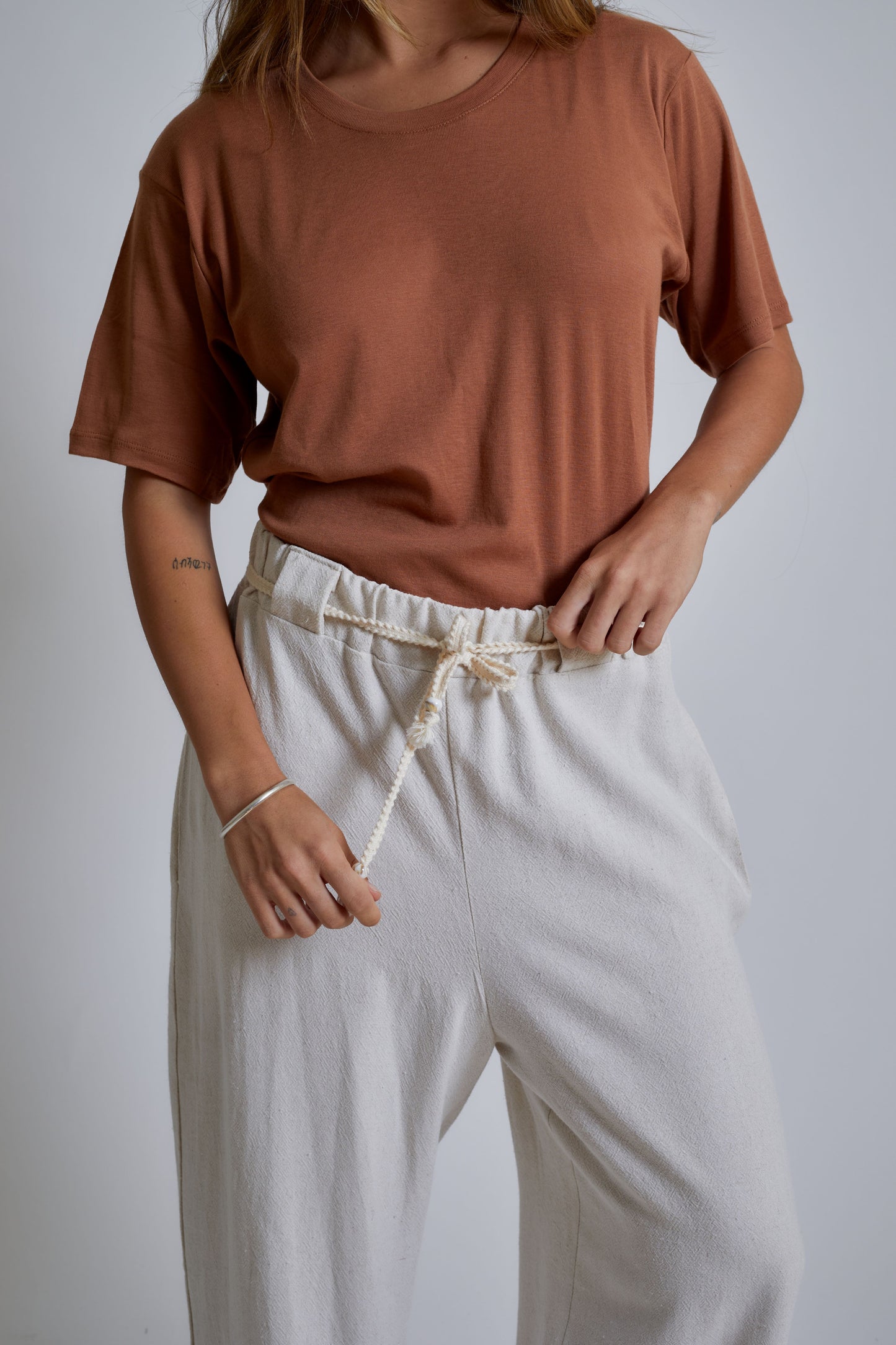 Linen rope pants
