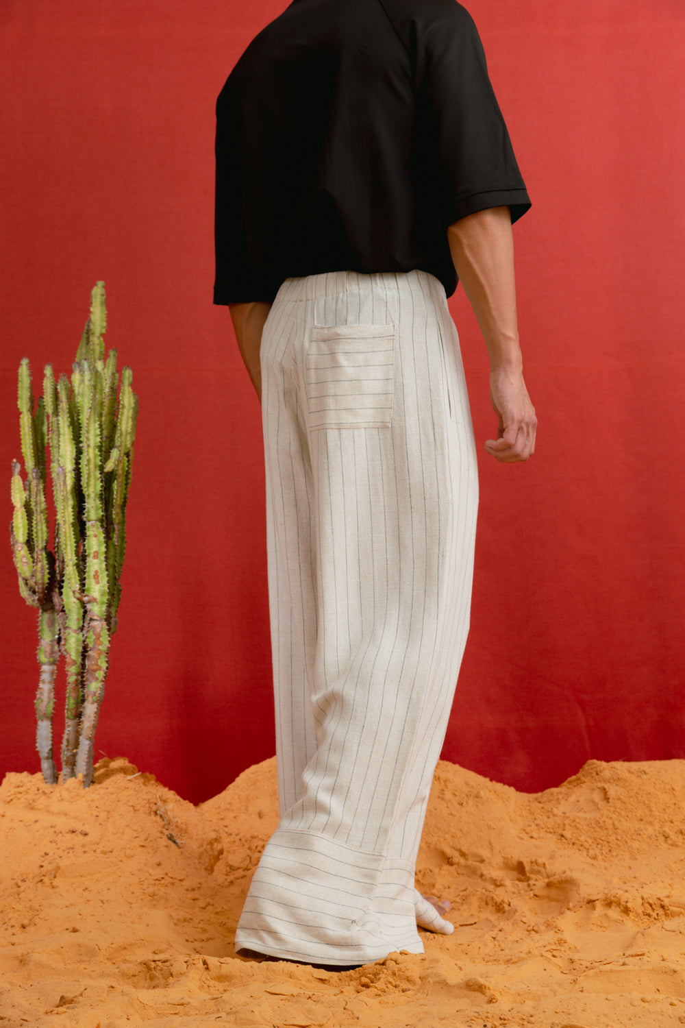 RAY PANTS- CREAM