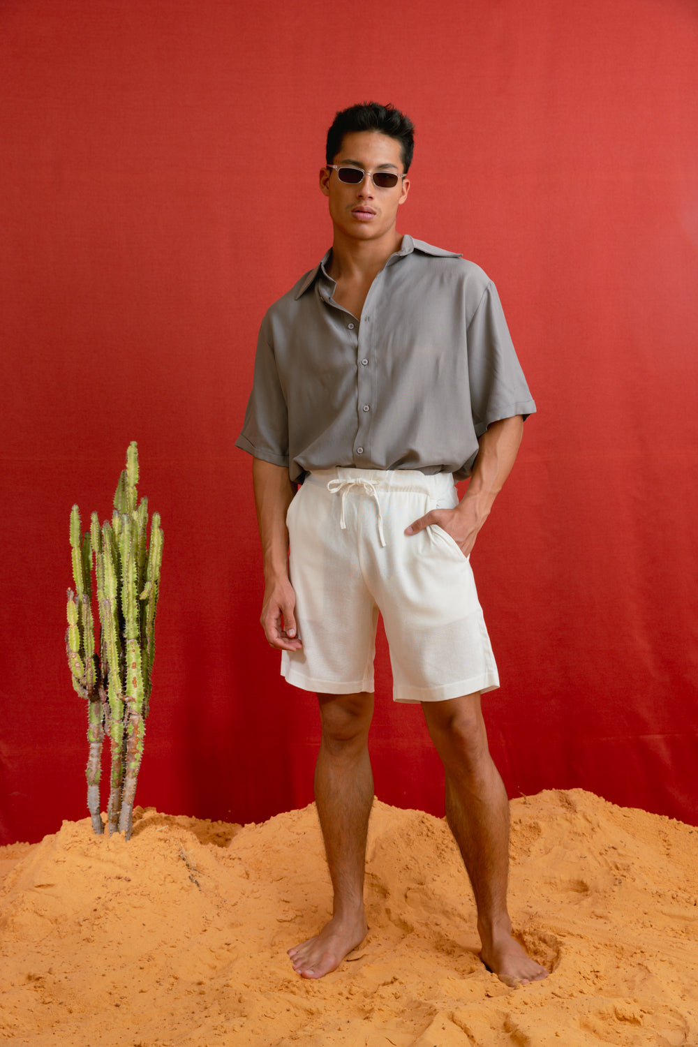 Short sleeve button shirt