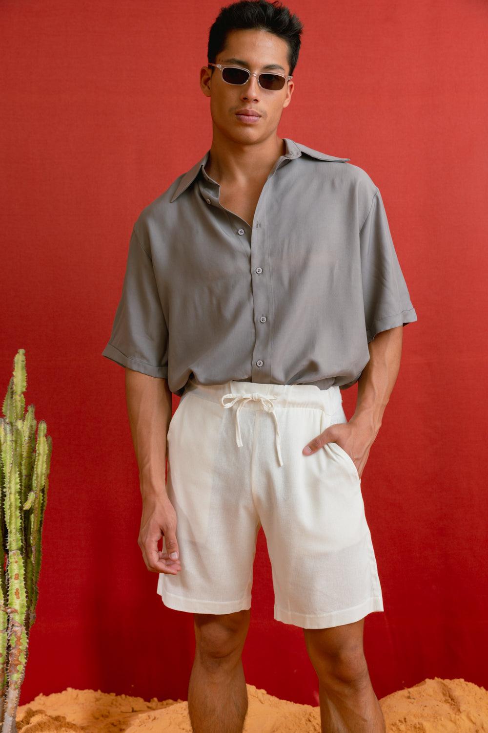 Short sleeve button shirt
