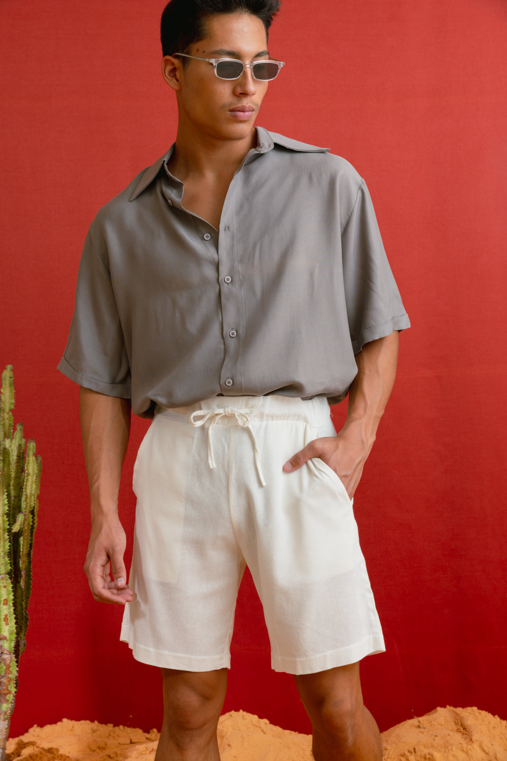 Short sleeve button shirt