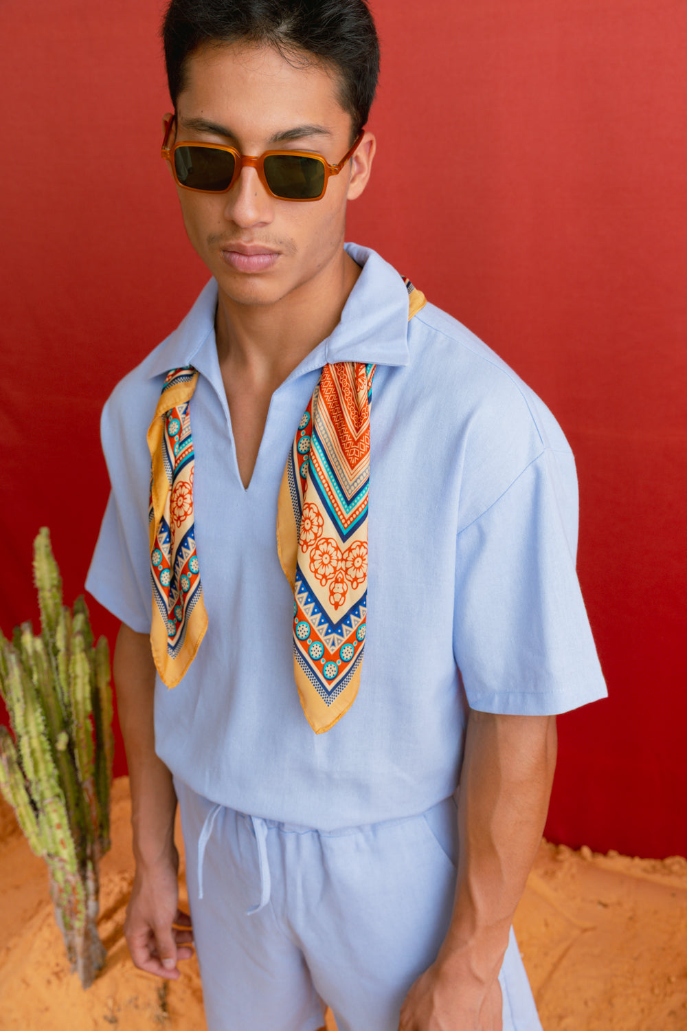 SUNS SHIRT-LIGHT BLUE