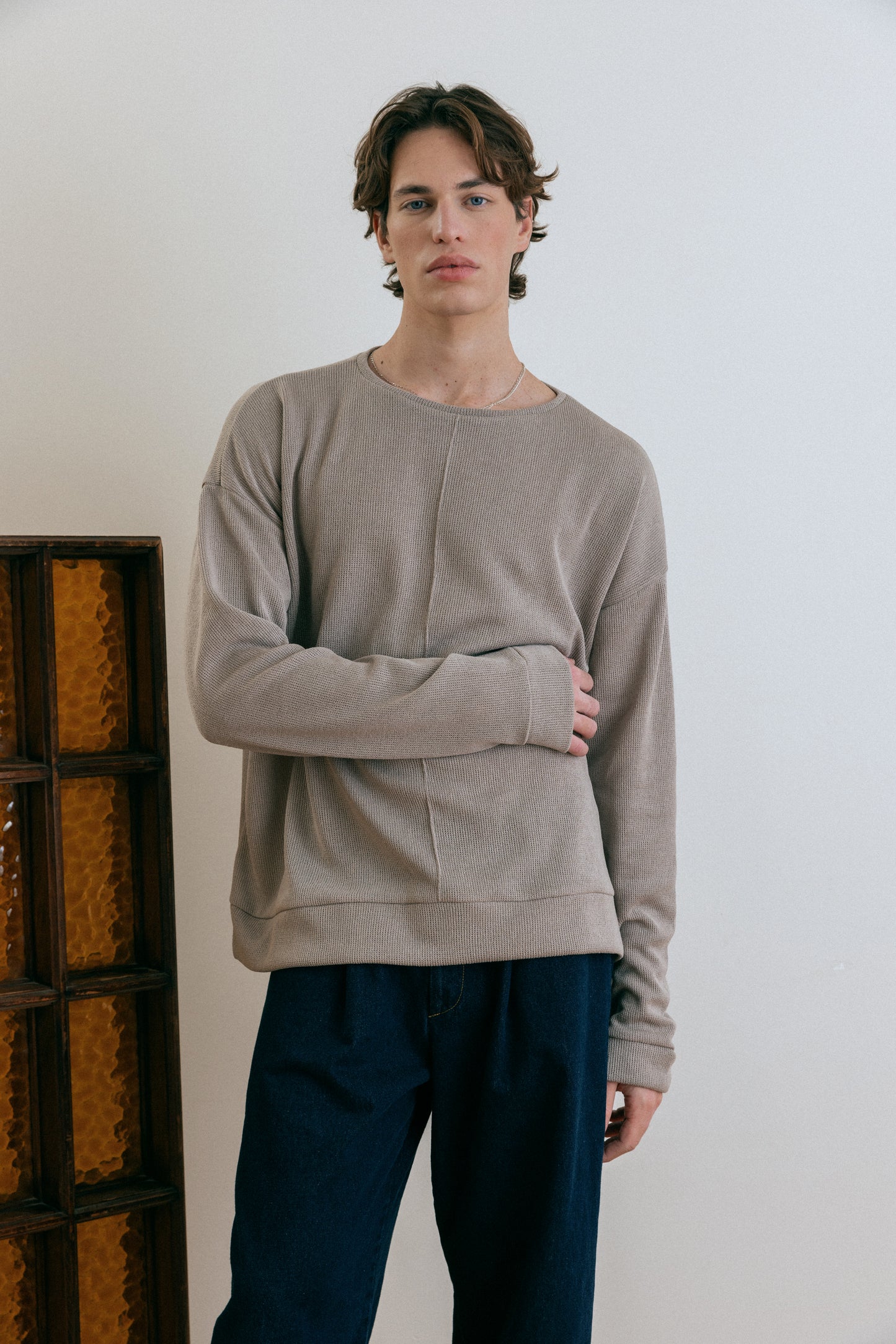 Knit T shirt