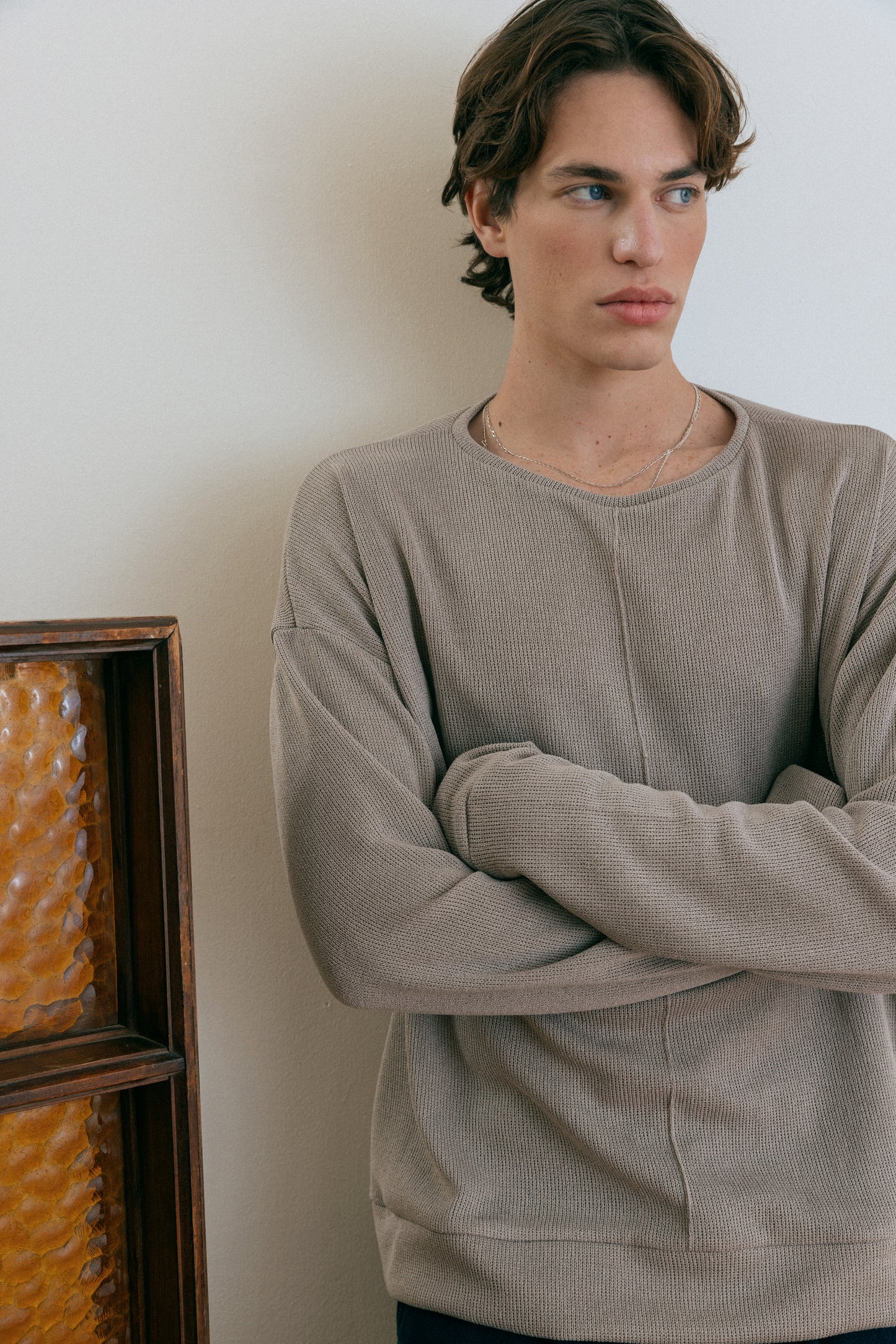 Knit T shirt