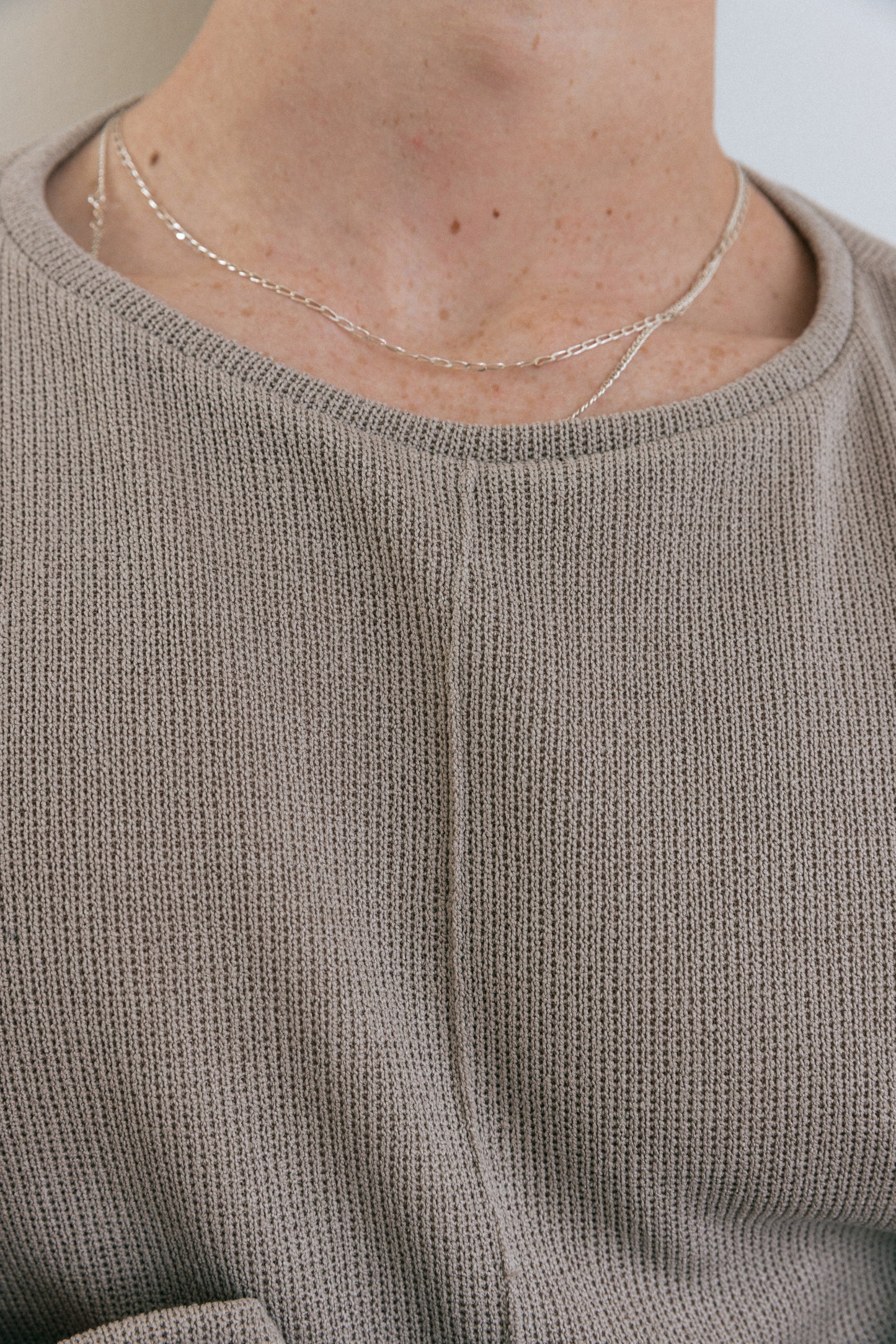 Knit T shirt