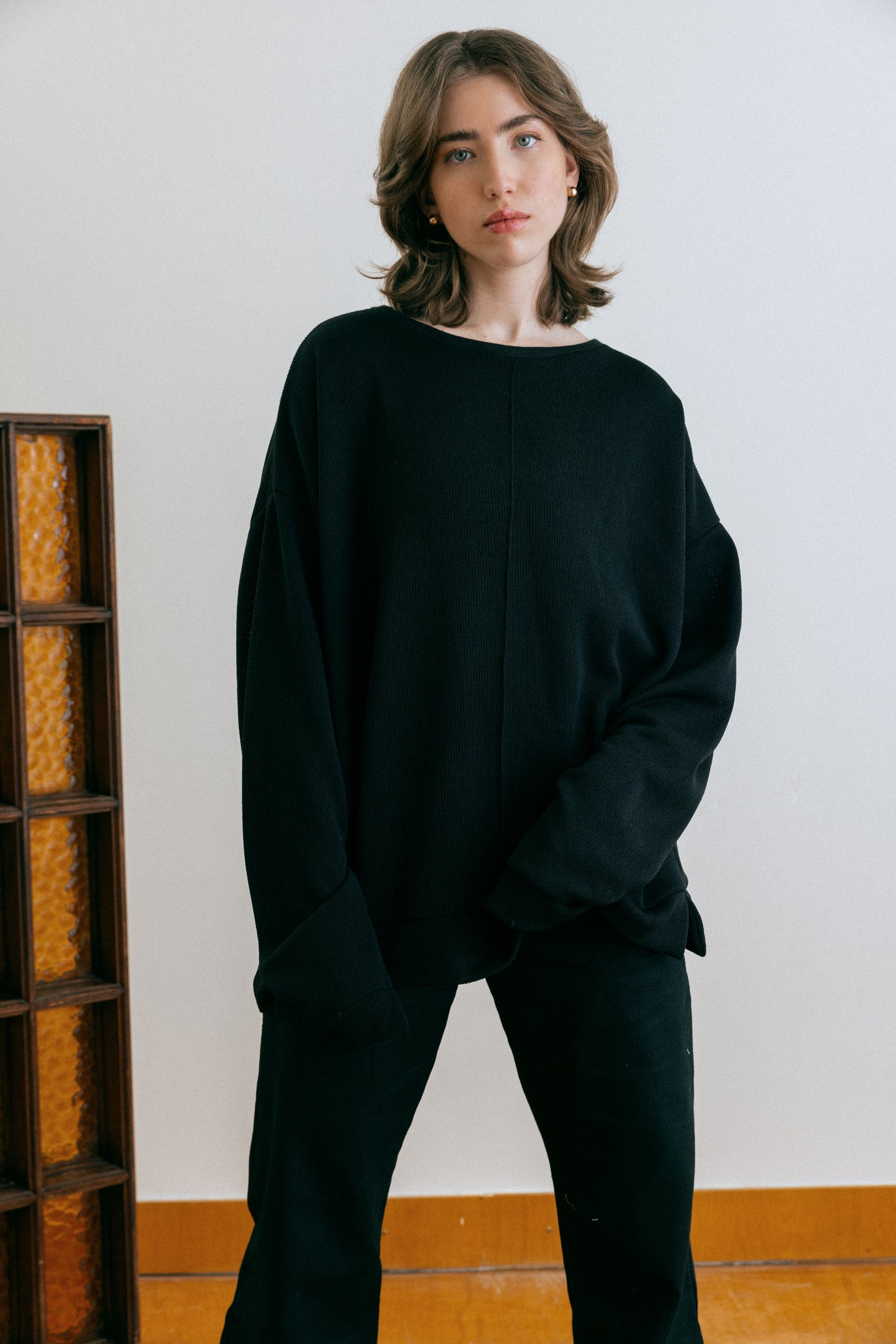 Knit T shirt