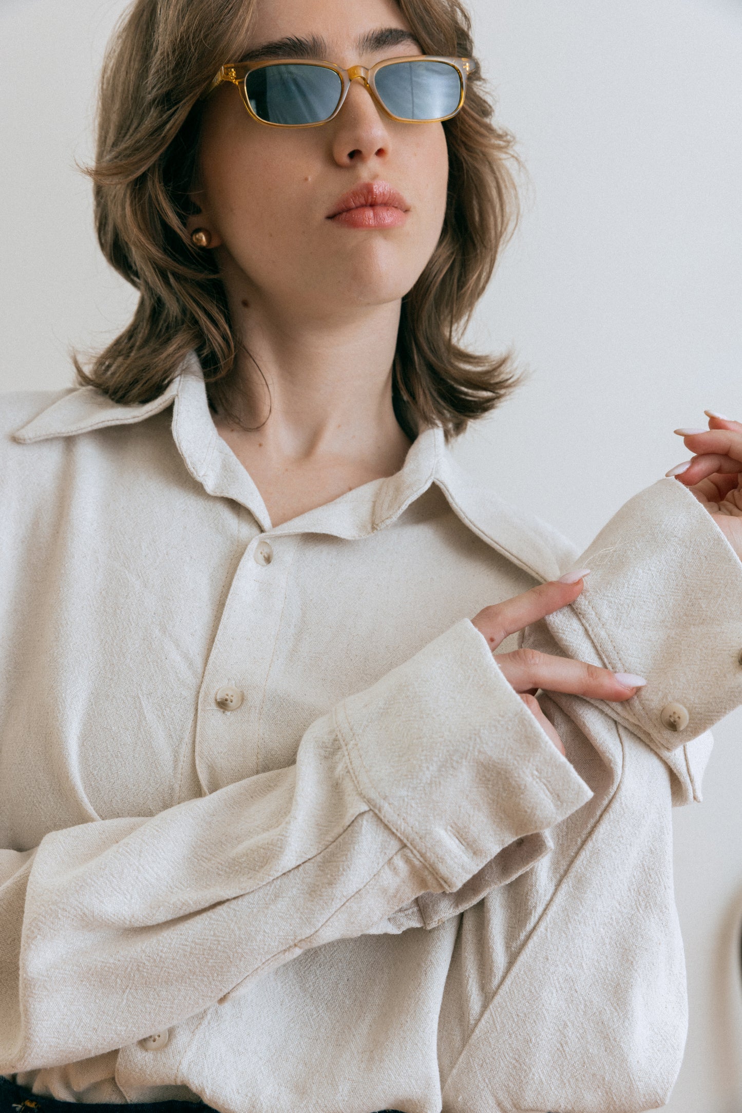 Linen buttoned shirt