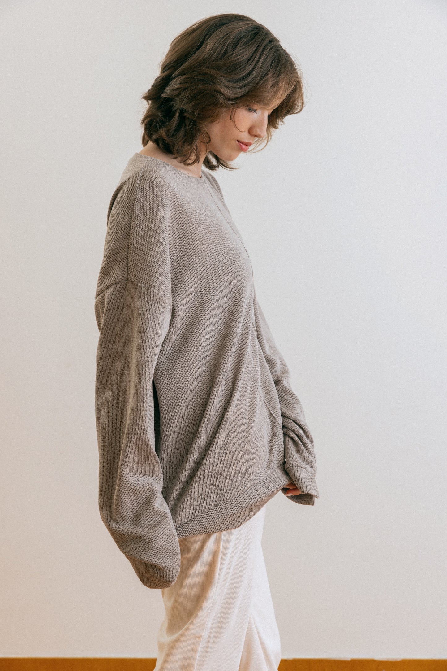 Knit T shirt