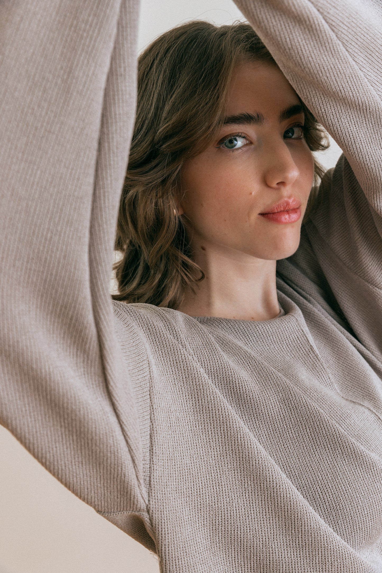 Knit T shirt