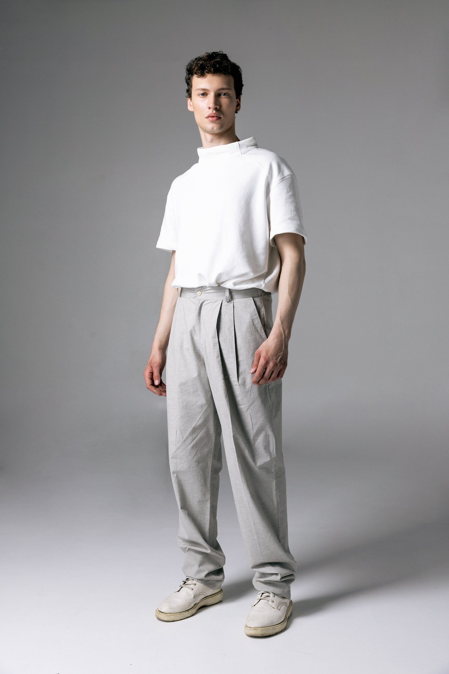 Pleated Pants