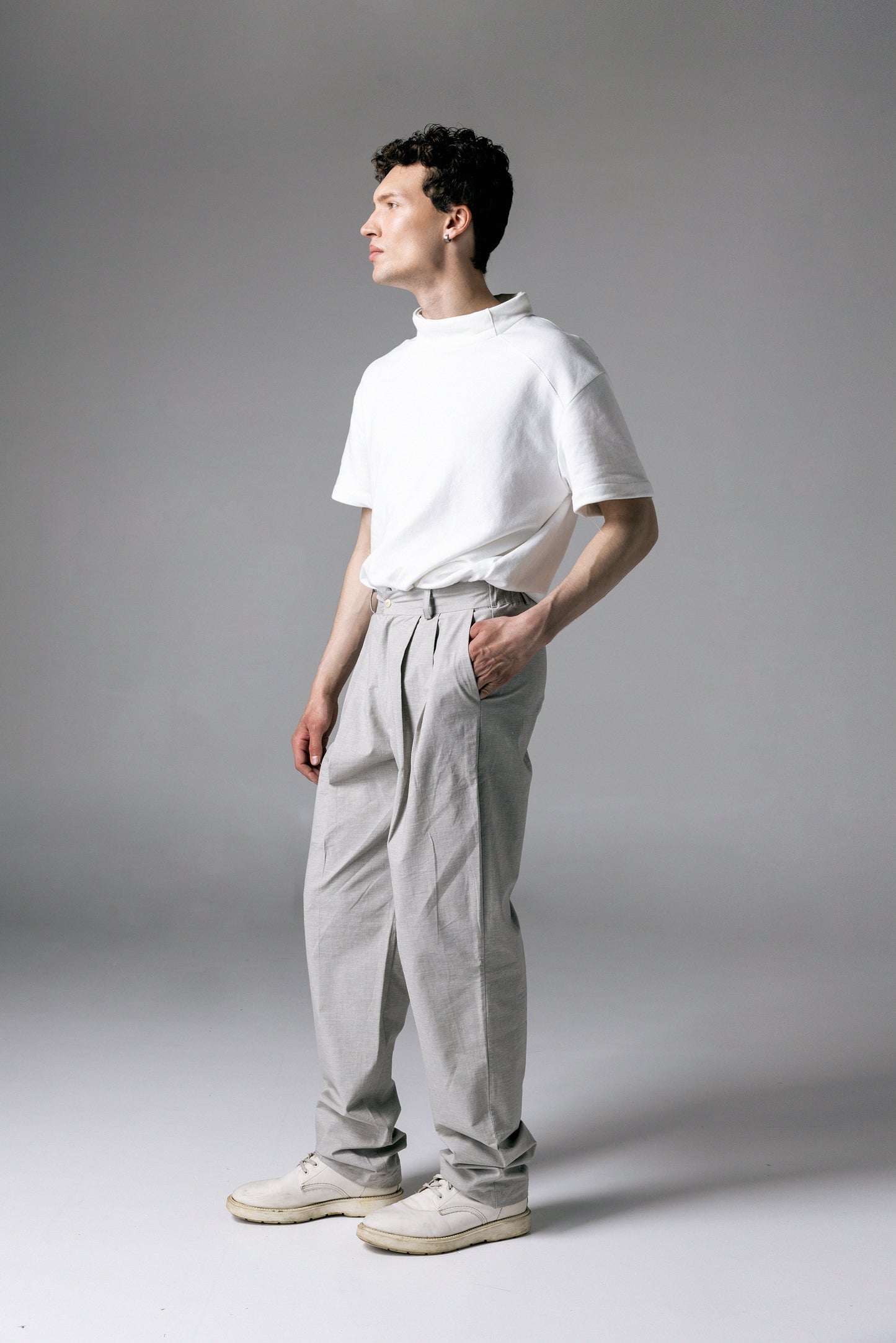 Pleated Pants