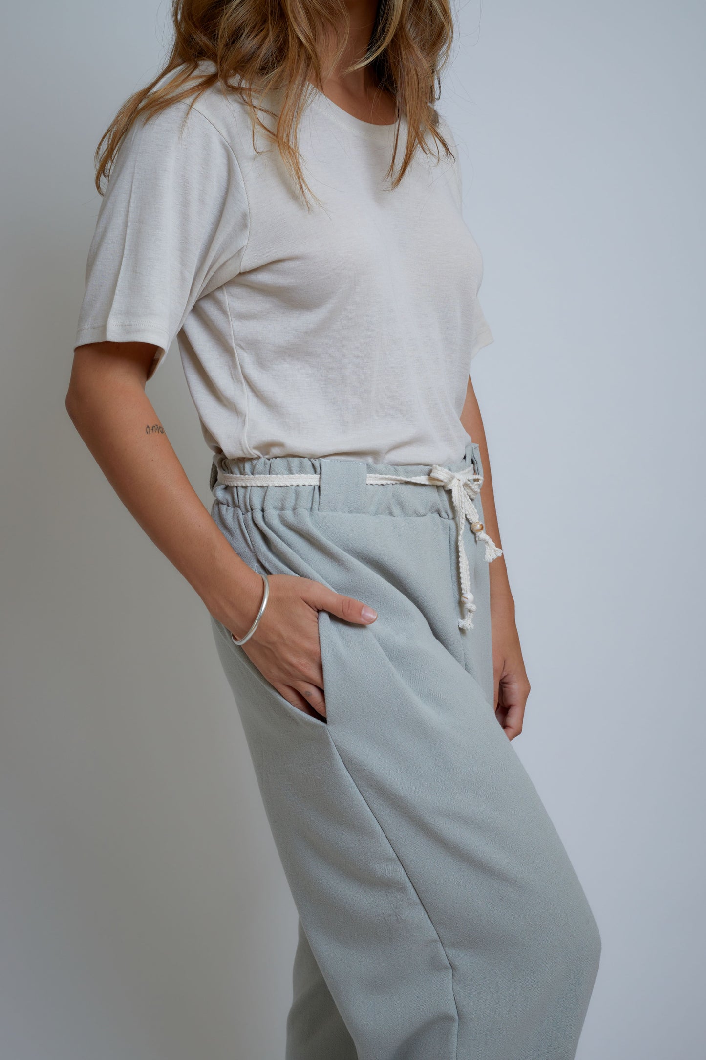 Linen rope pants