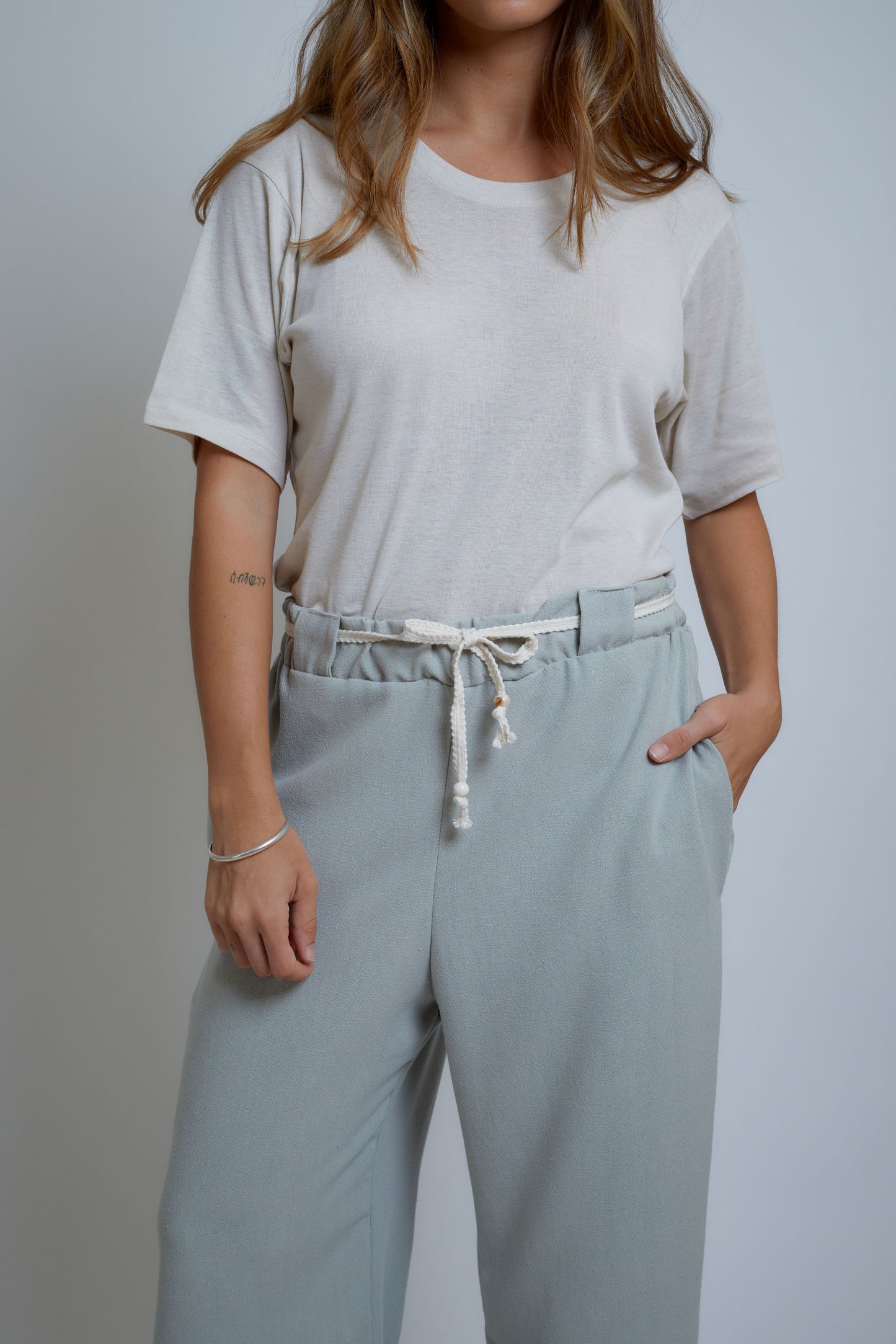 Linen rope pants