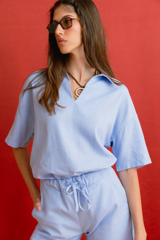 SUNS SHIRT-LIGHT BLUE